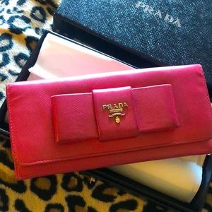 Pink Prada Wallet